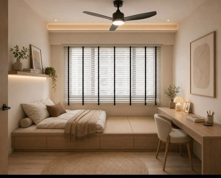 817C Keat Hong Link, 817C Keat Hong Link, 3 Bedrooms, 990 sqft, HDB Flat For Sale, by Goh Zhen An, 500239319 - Artist Impression - Bedroom - PropertyGuru.com.sg