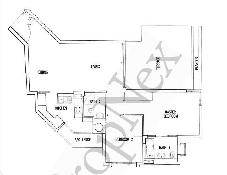 Robertson 100, 100 Robertson Quay, Orchard / River Valley, 2 Bedrooms, 1,109 sqft, Apartment For Rent, by Sharon Ong 王惠芳, 500239422 - PropertyGuru.com.sg