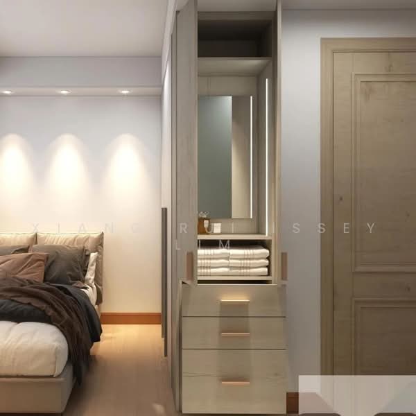 Hillock Green, 22-28 Lentor Central, Mandai / Upper Thomson, 3 Bedrooms, 936 sqft, Condominium For Sale, by Xiang Rui Issey Lim, 500239425 - Bedroom - PropertyGuru.com.sg