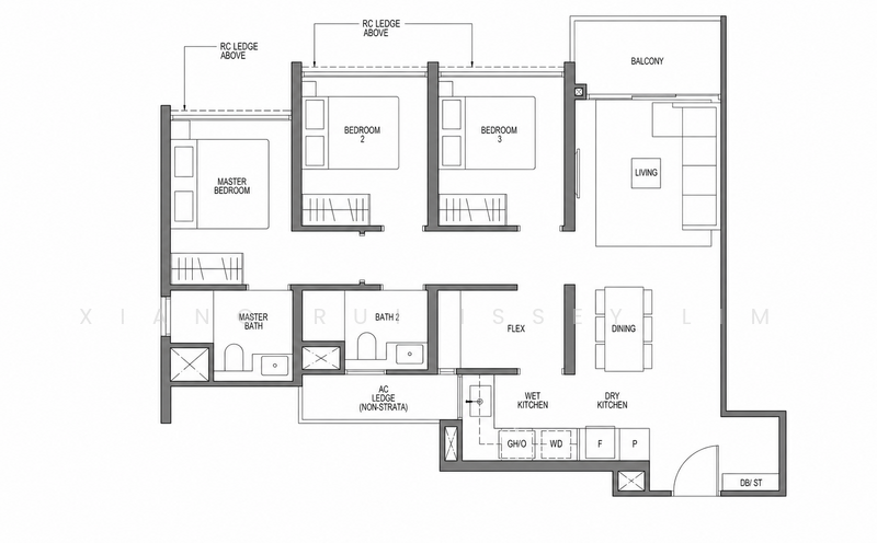 Lentor Mansion, 52 Lentor Gardens, Mandai / Upper Thomson, 3 Bedrooms, 904 sqft, Condominium For Sale, by Xiang Rui Issey Lim, 500239441 - PropertyGuru.com.sg
