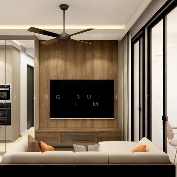 Lentor Mansion, 52 Lentor Gardens, Mandai / Upper Thomson, 3 Bedrooms, 904 sqft, Condominium For Sale, by Xiang Rui Issey Lim, 500239441 - Living Room - PropertyGuru.com.sg