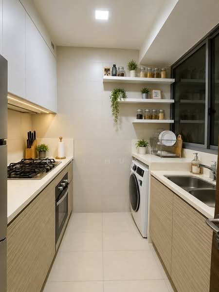 Arc at Tampines, Tampines Avenue 8, 3 Bedrooms, 990 sqft, Condominium For Sale, by Fifi Huang, 500239445 - Kitchen - PropertyGuru.com.sg