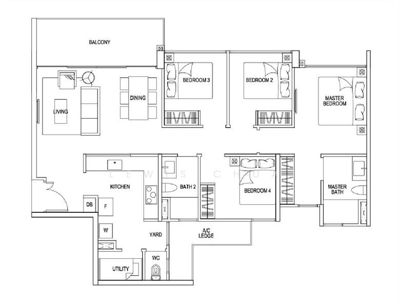 Bellewoods, 100 Woodlands Avenue 5, 4 Bedrooms, 1,227 sqft, Condominium For Sale, by Lewis Chua, 500239590 - PropertyGuru.com.sg
