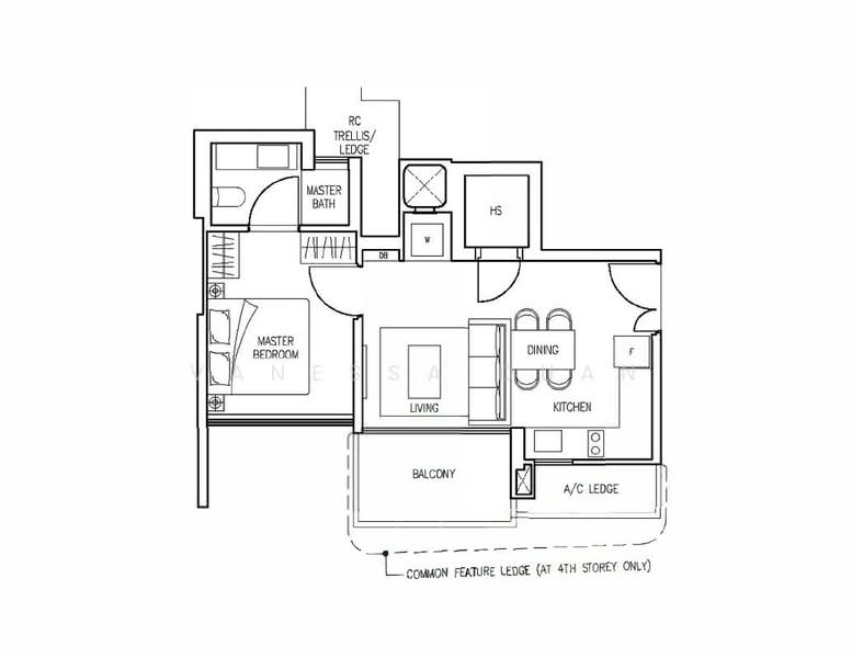 Stars of Kovan, 986 Upper Serangoon Road, 1 Bedroom, 517 sqft, Condominium For Rent, by Vanessa Duan, 500239611 - PropertyGuru.com.sg
