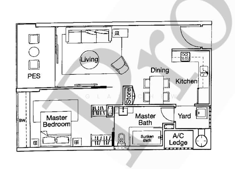 Ferraria Park Condo, 8 Flora Drive, 1 Bedroom, 721 sqft, Condominium For Rent, by Douglas Chew, 500239639 - PropertyGuru.com.sg