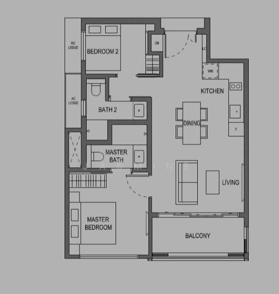 Parksuites, 18 Holland Grove Road, Tanglin / Holland / Bukit Timah, 2 Bedrooms, 786 sqft, Condominium For Sale, by Jasmine Chan, 500239647 - PropertyGuru.com.sg