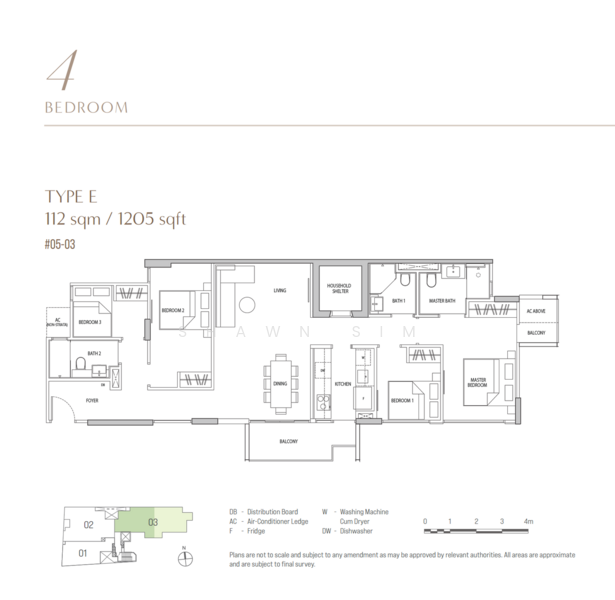 Ocho, 27 Lorong 32 Geylang, 4 Bedrooms, 1,205 sqft, Condominium For Sale, by Shawn Sim, 500239648 - PropertyGuru.com.sg