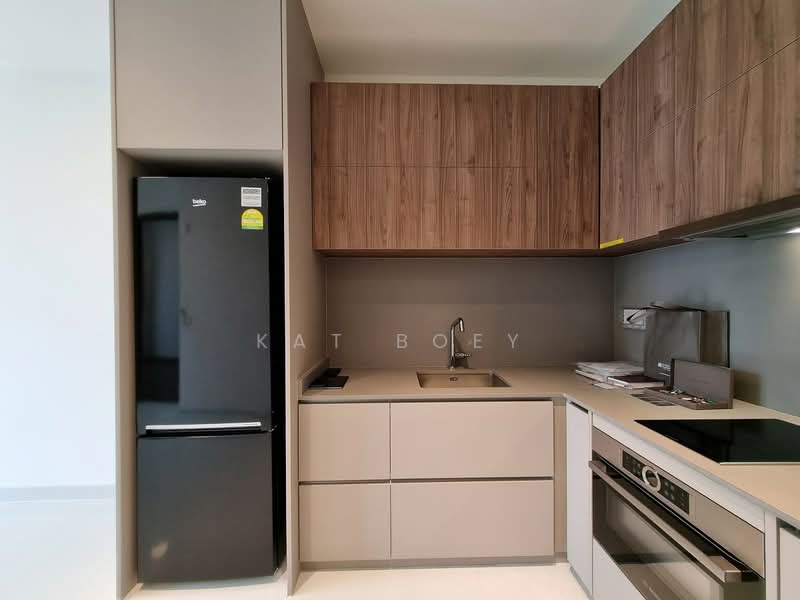 Parksuites, 18 Holland Grove Road, 1 Bedroom, 646 sqft, Condominium For Rent, by Kat Boey, 500239649 - Kitchen - PropertyGuru.com.sg
