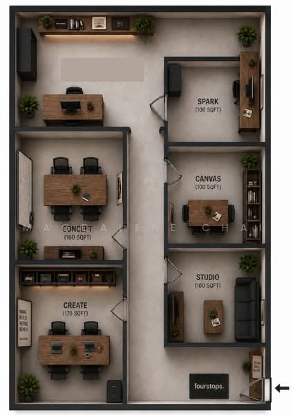 UB Point, 61 Ubi Avenue 1, 100 sqft, Light Industrial (B1) For Rent, by Magdalene Chai, 500239810 - Interior - CommercialGuru.com.sg