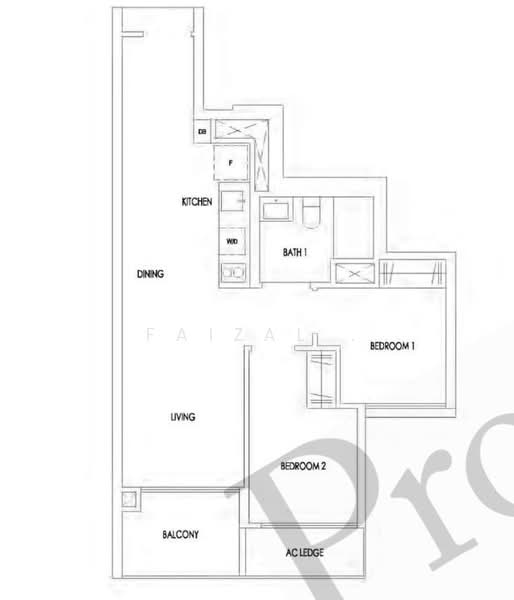 Treasure at Tampines, 57 Tampines Lane, 2 Bedrooms, 592 sqft, Condominium For Sale, by Faizal ., 500239874 - PropertyGuru.com.sg