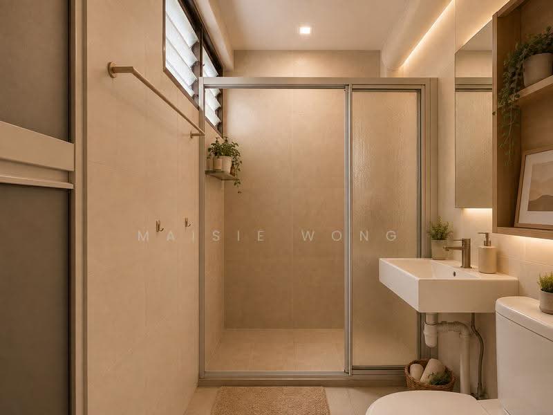 514 Hougang Avenue 10, 514 Hougang Avenue 10, Hougang / Punggol / Sengkang, 3 Bedrooms, 957 sqft, HDB Flat For Sale, by Maisie Wong, 500239896 - Bathroom - PropertyGuru.com.sg