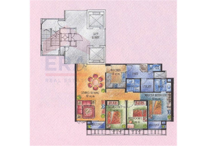 Hume Park II, 27 Hume Avenue, Clementi Park / Upper Bukit Timah, 3 Bedrooms, 1,238 sqft, Condominium For Sale, by Kavin Kuah, 500239931 - PropertyGuru.com.sg