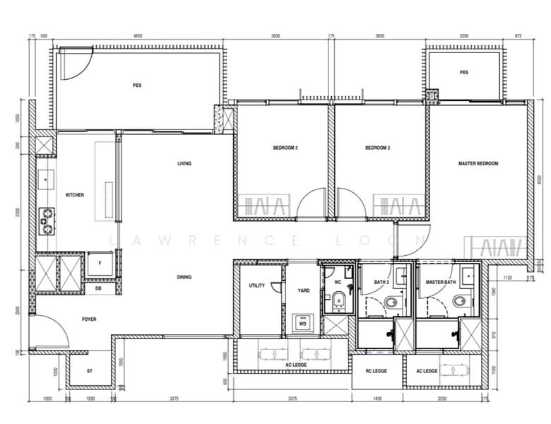 KI Residences At Brookvale, 22 Brookvale Drive, 3 Bedrooms, 1,173 sqft, Condominium For Sale, by Lawrence Loon, 500239937 - Kitchen - PropertyGuru.com.sg