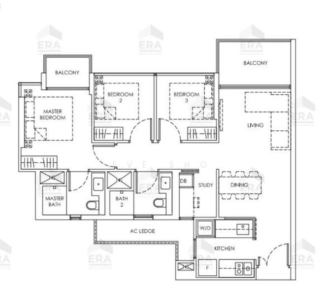 Mont Botanik Residence, 2K Jalan Remaja, 3 Bedrooms, 947 sqft, Condominium For Sale, by Eve Sho, 500239952 - PropertyGuru.com.sg