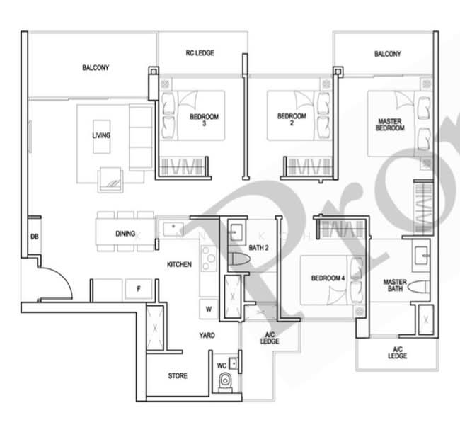 iNz Residence, 72 Choa Chu Kang Avenue 5, Dairy Farm / Bukit Panjang / Choa Chu Kang, 4 Bedrooms, 1,216 sqft, Condominium For Sale, by Kenny Koh, 500239982 - PropertyGuru.com.sg