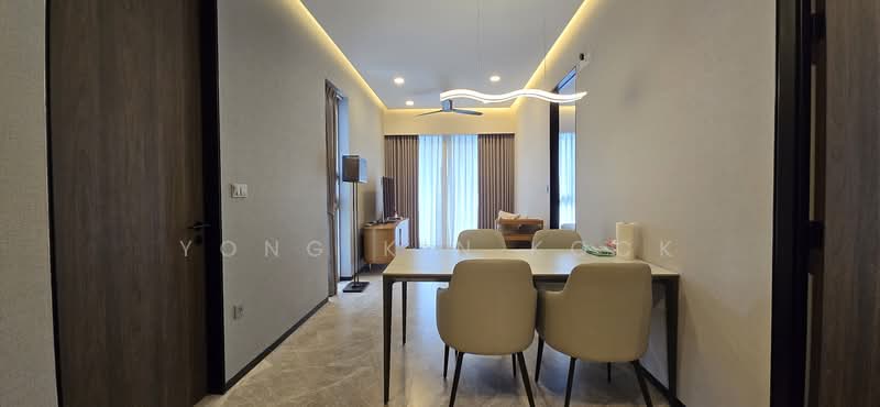 The Reef at King's Dock, 20 Harbourfront Avenue, 2 Bedrooms, 689 sqft, Condominium For Rent, by Yong Kin Kock, 500240000 - Dining to Living, efficient layout - PropertyGuru.com.sg