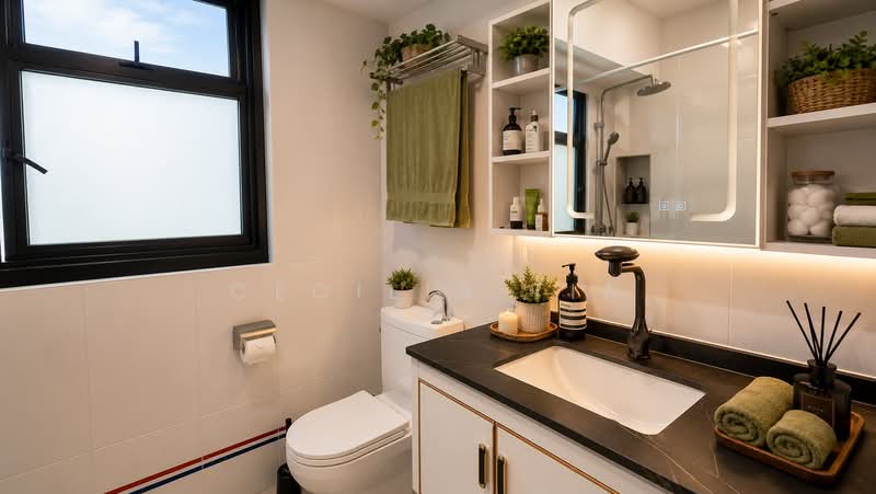 110A Bidadari Park Drive, 110A Bidadari Park Drive, 4 Bedrooms, 1,216 sqft, HDB Flat For Sale, by Cecilia Tia, 500240009 - Bathroom - PropertyGuru.com.sg