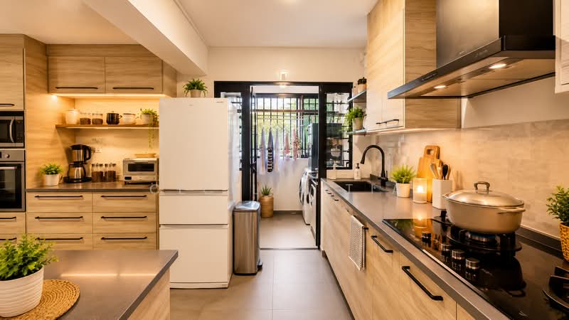 110A Bidadari Park Drive, 110A Bidadari Park Drive, 4 Bedrooms, 1,216 sqft, HDB Flat For Sale, by Cecilia Tia, 500240009 - Kitchen - PropertyGuru.com.sg