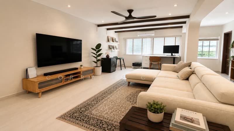 425 Serangoon Avenue 1, 425 Serangoon Avenue 1, 4 Bedrooms, 1,388 sqft, HDB Flat For Sale, by Corraine Choo, 500240034 - Living Room - PropertyGuru.com.sg