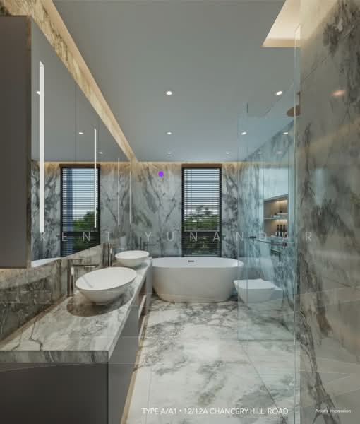 Exquisite Semi-D Near Bukit Tunggal GCBA, Chancery Hill Road, 6 Bedrooms, 7,493 sqft, Semi-Detached House For Sale, by Kent YUNANDAR, 500240086 - Bathroom - PropertyGuru.com.sg