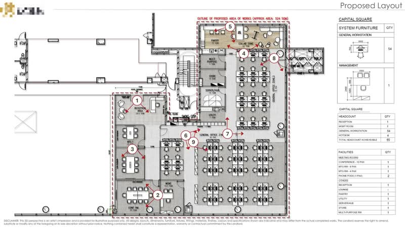 Capital Square, 23 Church Street, 5,640 sqft, Office For Rent, by Li Yan, 500240132 - CommercialGuru.com.sg