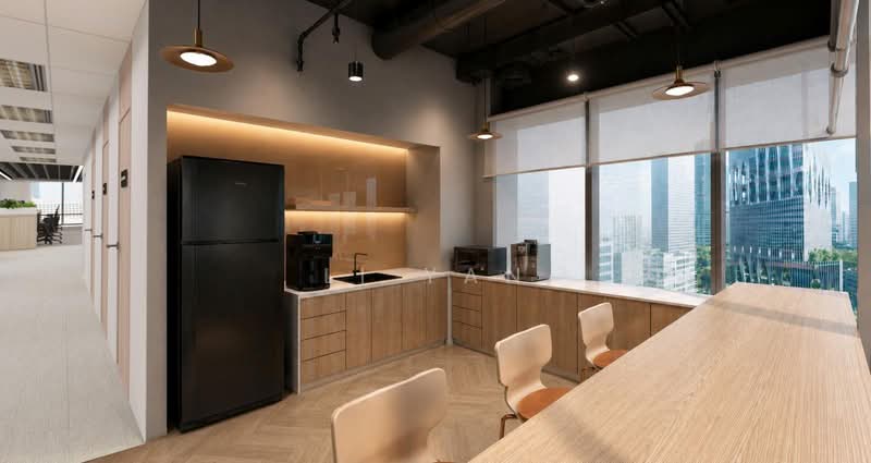 Capital Square, 23 Church Street, 5,640 sqft, Office For Rent, by Li Yan, 500240132 - Kitchen - CommercialGuru.com.sg