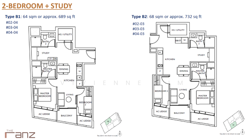 The Ranz, 109 Rangoon Road, Farrer Park / Serangoon Rd, 2 Bedrooms, 732 sqft, Apartment For Sale, by Vivienne Lim, 500240146 - PropertyGuru.com.sg