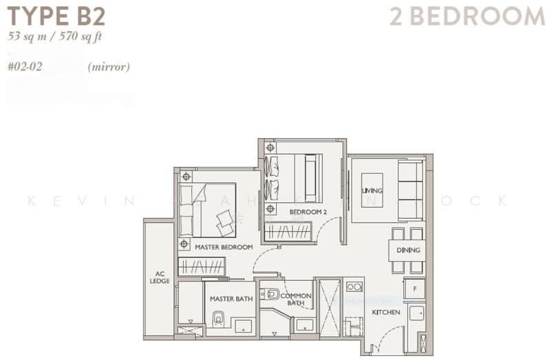 The Asana, 17 Queen's Road, 2 Bedrooms, 570 sqft, Condominium For Rent, by Kevin Seah Kian Hock 佘健福, 500240155 - PropertyGuru.com.sg
