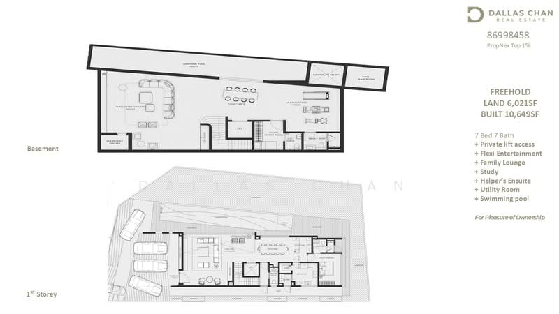 Brand New D10 Holland / Bukit Timah / Mount Sinai Landed Detached Bungalow, Holland Road, 7 Bedrooms, 10,649 sqft, Detached House For Sale, by Dallas Chan, 500240171 - PropertyGuru.com.sg