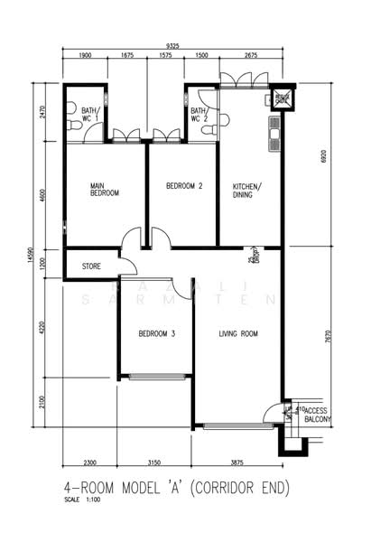 536 Bukit Batok Street 52, 536 Bukit Batok Street 52, 3 Bedrooms, 1,109 sqft, HDB Flat For Sale, by Razali Sarmiten, 500240217 - PropertyGuru.com.sg