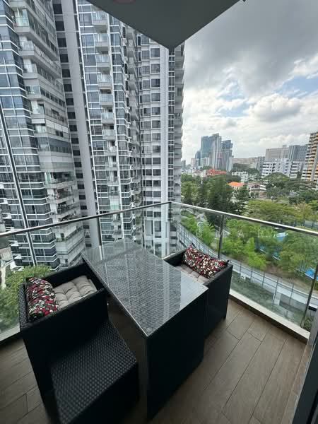 Forte Suites, 88 Mergui Road, 2 Bedrooms, 614 sqft, Condominium For Rent, by Pravin Kumar, 500240248 - Balcony - PropertyGuru.com.sg