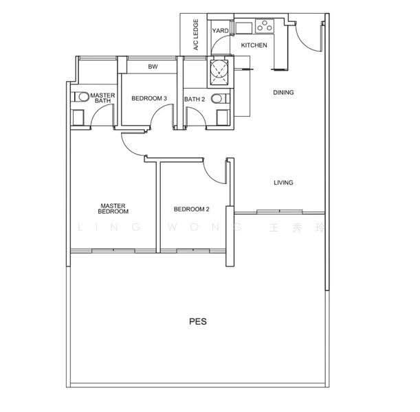 Centro Residences, 59 Ang Mo Kio Avenue 8, Ang Mo Kio / Bishan / Thomson, 3 Bedrooms, 1,356 sqft, Condominium For Sale, by Ling Wong 王秀玲, 500240362 - PropertyGuru.com.sg