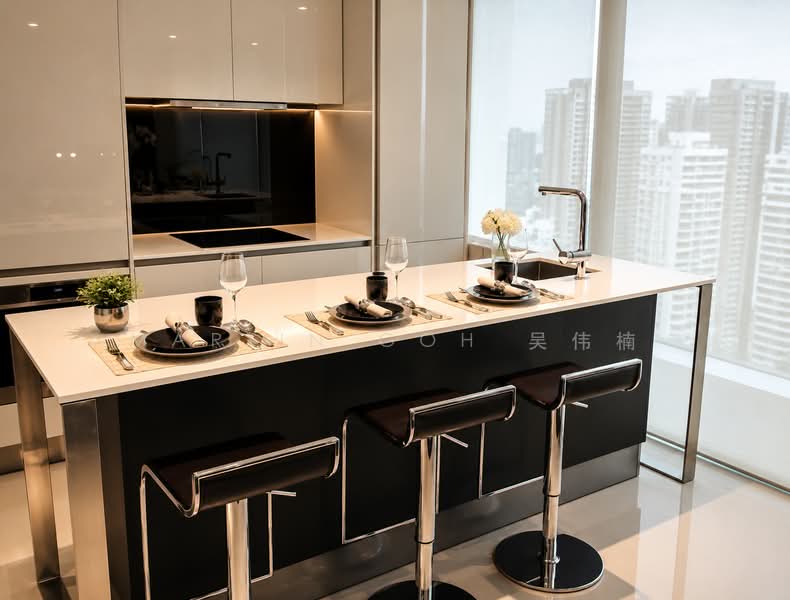 Scotts Square, 6 Scotts Road, 2 Bedrooms, 947 sqft, Condominium For Sale, by Martin Goh 吴伟楠, 500240390 - Kitchen - PropertyGuru.com.sg