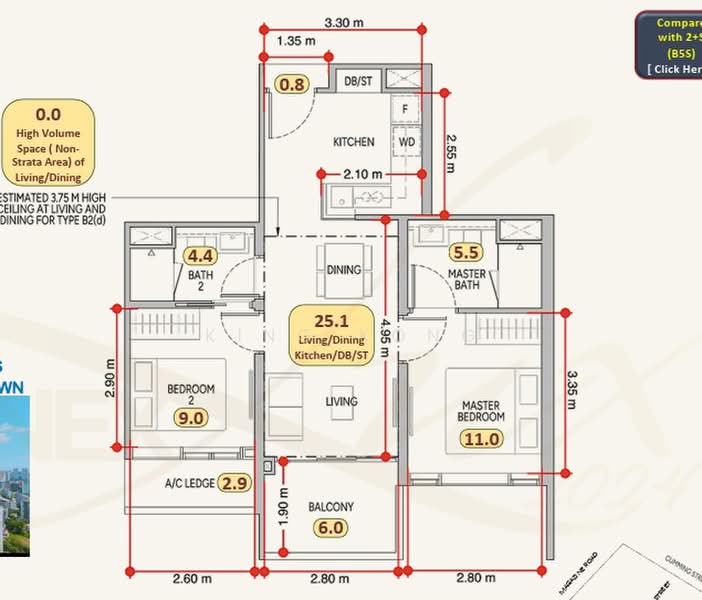 Union Square Residences, 28 Havelock Road,, 2 Bedrooms, 700 sqft, Condominium For Sale, by King Kong, 500240418 - PropertyGuru.com.sg