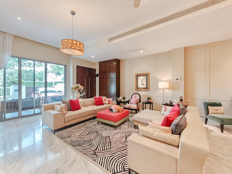 ★ GIANT ★ 1KM to CHIJ St. Nicholas | Freehold Designer-Inspired Inter-Terrace, Jalan Kuras, Upper Thomson Road, Sembawang Hills Drive, 6 Bedrooms, 5,000 sqft, Terraced House For Sale, by Lee Ming Xue (Max), 500240423 - Living Room - PropertyGuru.com.sg