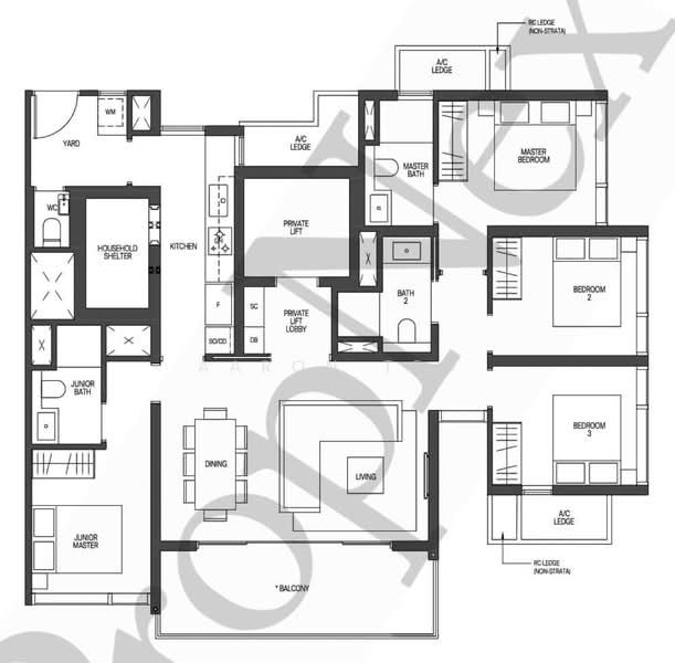 Midtown Modern, 18 Tan Quee Lan Street, 4 Bedrooms, 1,442 sqft, Condominium For Sale, by Aaron Teo, 500240445 - PropertyGuru.com.sg