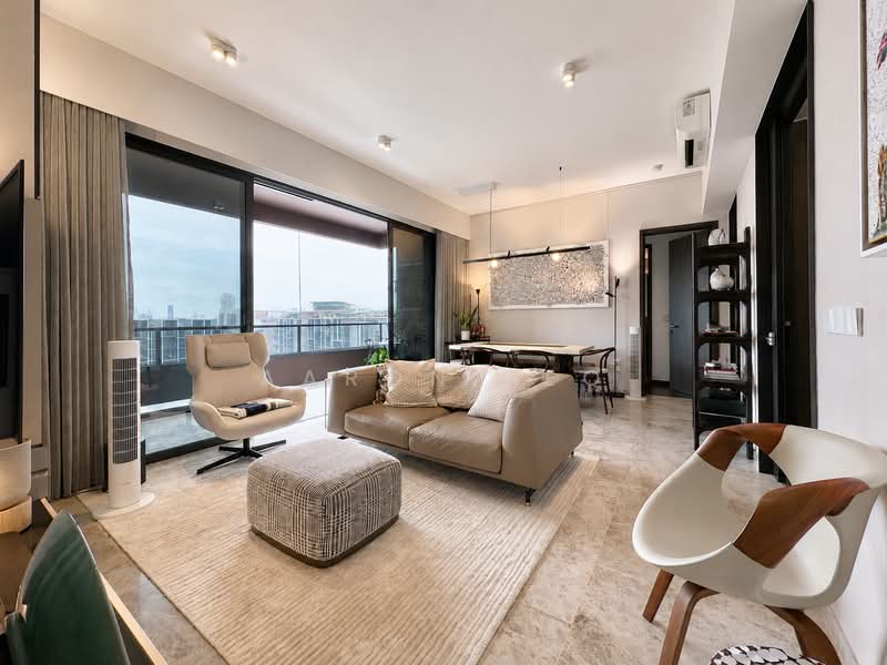 Midtown Modern, 18 Tan Quee Lan Street, 4 Bedrooms, 1,442 sqft, Condominium For Sale, by Aaron Teo, 500240445 - Living Room - PropertyGuru.com.sg