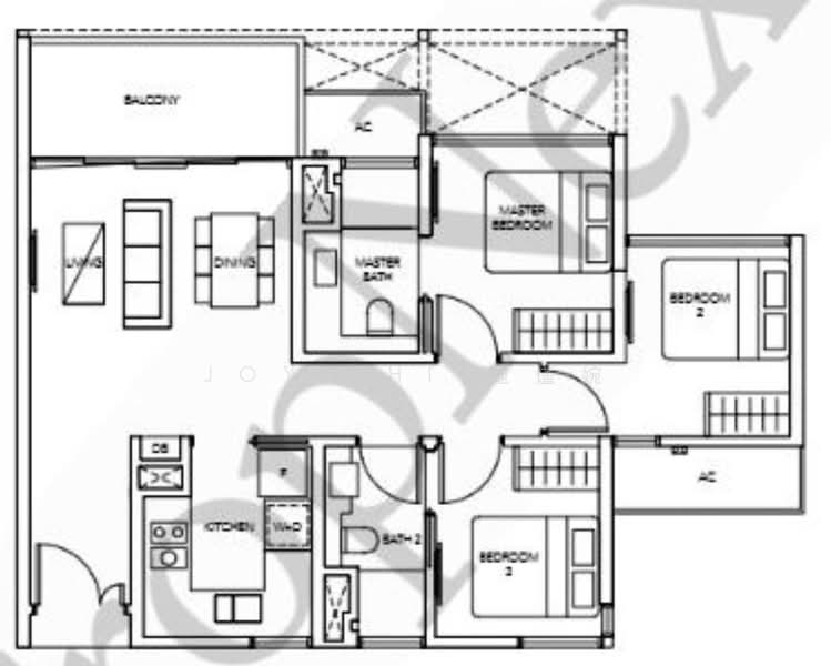 The Jovell, 27 Flora Drive, 3 Bedrooms, 904 sqft, Condominium For Sale, by Joy Shi 施谨婉, 500240466 - PropertyGuru.com.sg