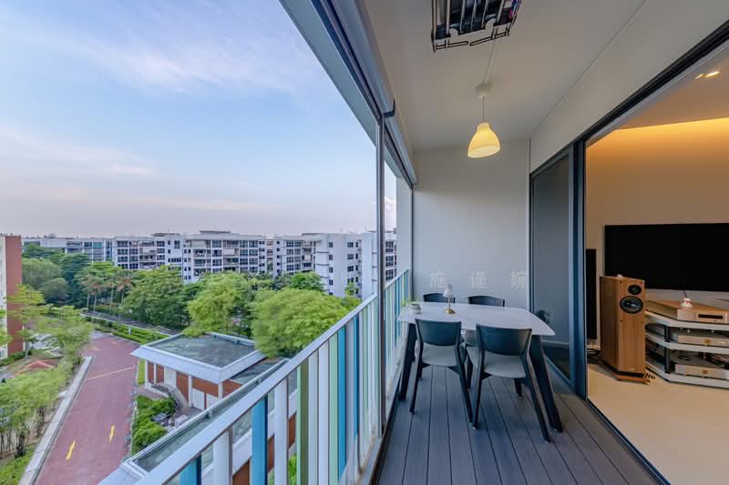 The Jovell, 27 Flora Drive, 3 Bedrooms, 904 sqft, Condominium For Sale, by Joy Shi 施谨婉, 500240466 - Balcony - PropertyGuru.com.sg