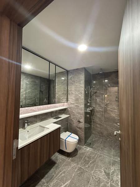 Lentor Modern, Lentor Central, 1 Bedroom, 527 sqft, Condominium For Rent, by Lawrence Chua, 500240494 - Bathroom - PropertyGuru.com.sg