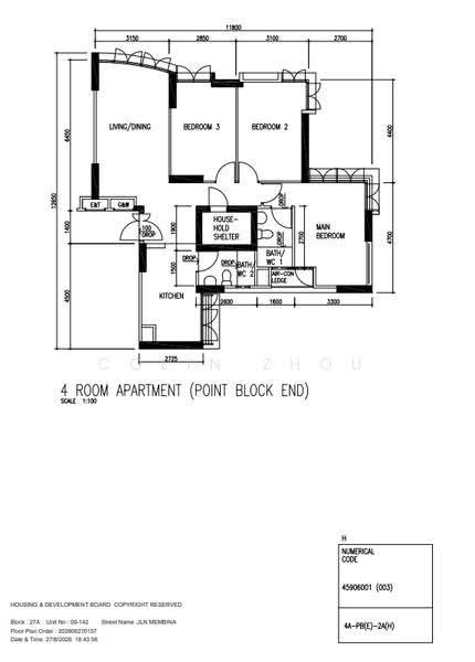 27A Jalan Membina, 27A Jalan Membina, 3 Bedrooms, 969 sqft, HDB Flat For Sale, by Colin Zhou, 500240533 - PropertyGuru.com.sg