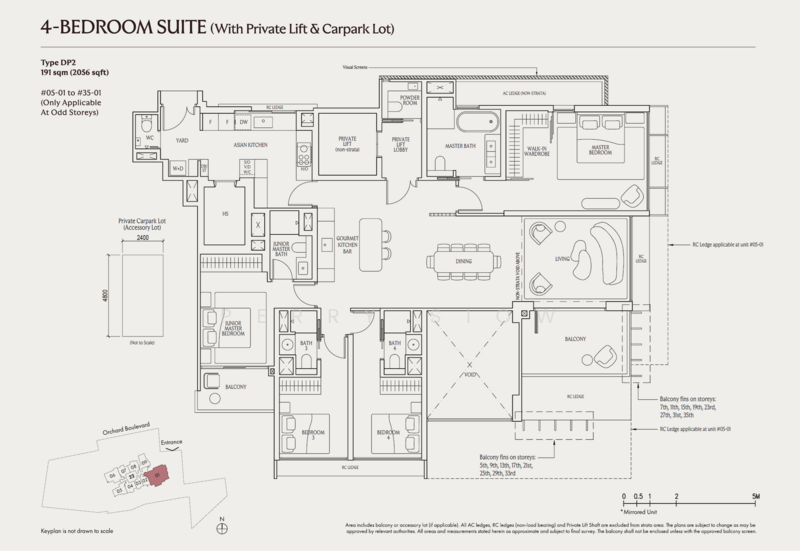 UPPERHOUSE at Orchard Boulevard, 22 Orchard Boulevard, 4 Bedrooms, 2,056 sqft, Condominium For Sale, by Perry Siow, 500240617 - PropertyGuru.com.sg