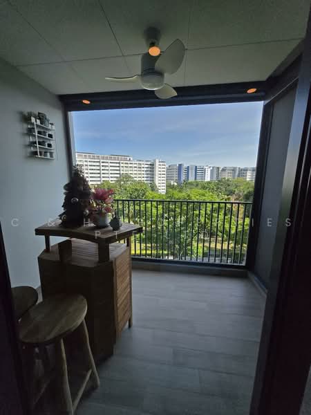 Treasure at Tampines, 57 Tampines Lane, 3 Bedrooms, 840 sqft, Condominium For Sale, by PRISCILLA, 500240634 - Balcony - PropertyGuru.com.sg
