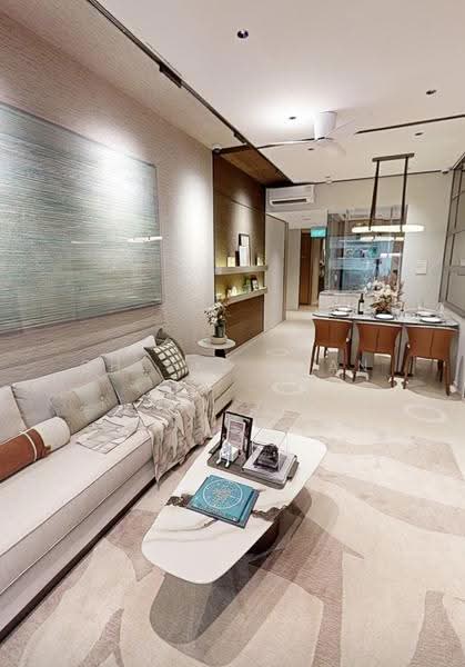 Vela Bay, 1 Bayshore Walk, 3 Bedrooms, 1,033 sqft, Condominium For Sale, by Cheryl Chan, 500240690 - Living Room - PropertyGuru.com.sg