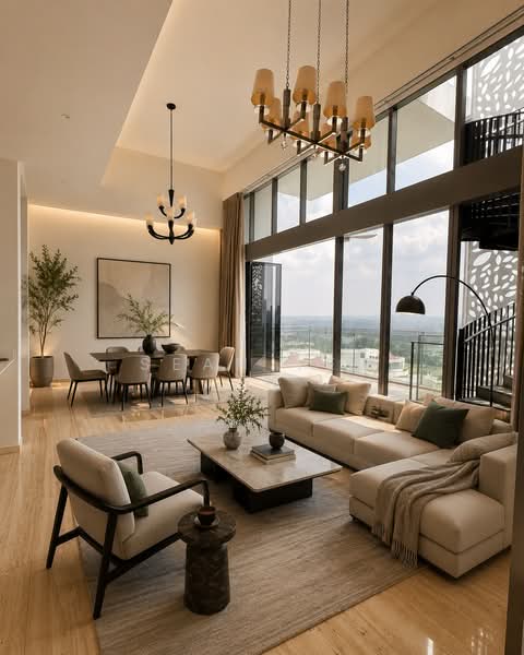 Cyan, 6 Keng Chin Road, Tanglin / Holland / Bukit Timah, 4 Bedrooms, 3,412 sqft, Condominium For Rent, by Sean Yeo, 500240705 - Living Room - PropertyGuru.com.sg