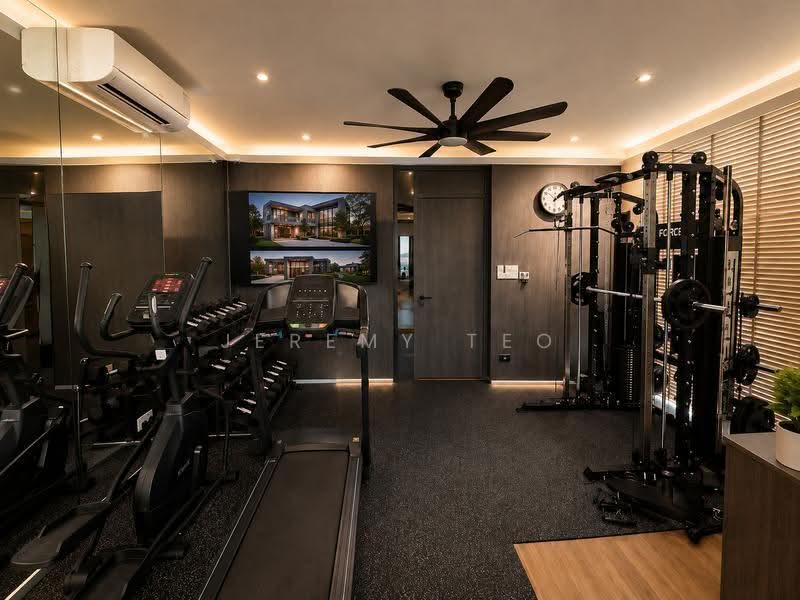 Brand new FH Semi Detach at Pasir Panjang, Buona Vista / West Coast / Clementi New Town, 6 Bedrooms, 6,050 sqft, Semi-Detached House For Sale, by Jeremy Teo, 500240706 - Gym - PropertyGuru.com.sg
