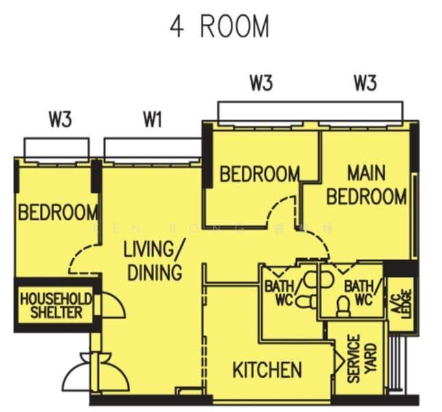 419A Northshore Drive, 419A Northshore Drive, 3 Bedrooms, 1,012 sqft, HDB Flat For Sale, by Ken Bong 黄慧锋, 500240709 - PropertyGuru.com.sg