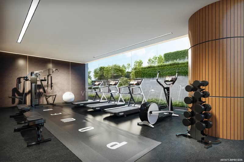 Blossoms By The Park, 9 Slim Barracks Rise, 2 Bedrooms, 721 sqft, Condominium For Sale, by Maverick Kee, 500240720 - Gym - PropertyGuru.com.sg