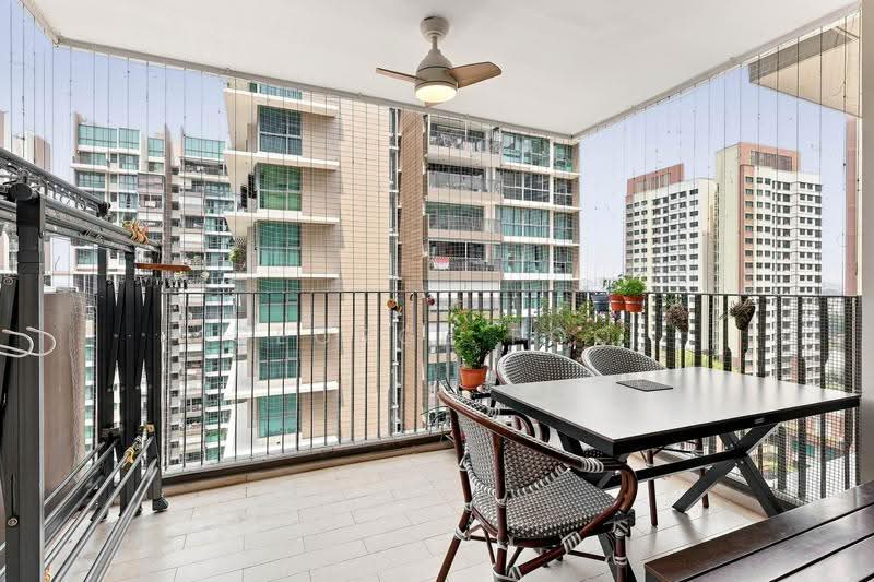 The Topiary, 11 Fernvale Lane, 3 Bedrooms, 1,087 sqft, Condominium For Sale, by George Poo, 500240724 - Balcony - PropertyGuru.com.sg