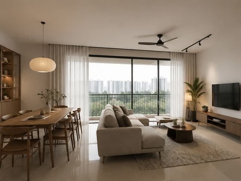 Faber Residence, 66 Faber Walk, 5 Bedrooms, 1,485 sqft, Condominium For Sale, by Keith Lim, 500240765 - Living Room - PropertyGuru.com.sg